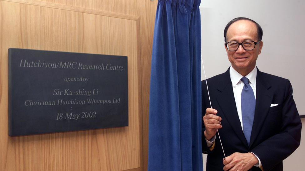 Philanthropist Sir Ka-shing Lee