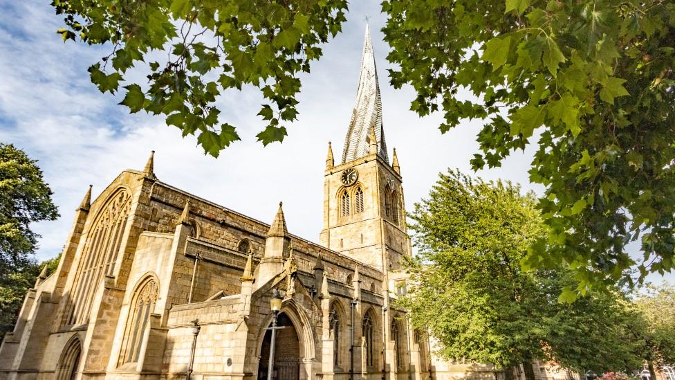 St Mary and All Saints Church in Chesterfield