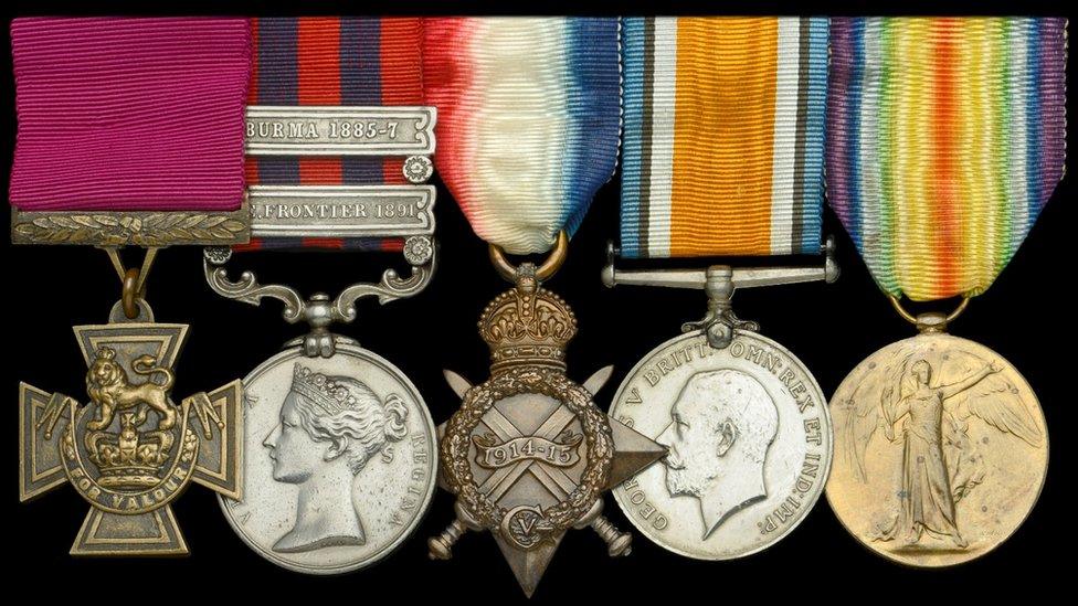 Lt Charles Grant's medals