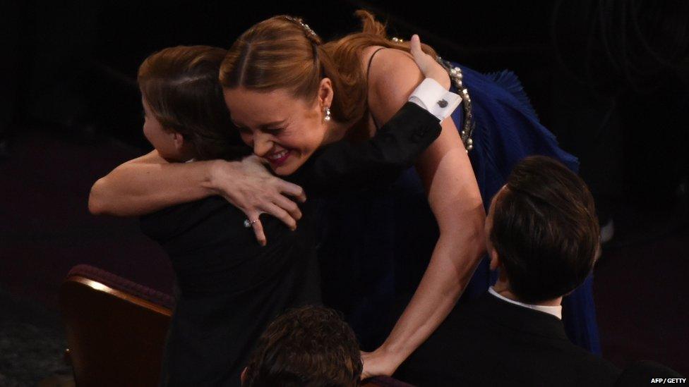 Jacob Tremblay and Brie Larson