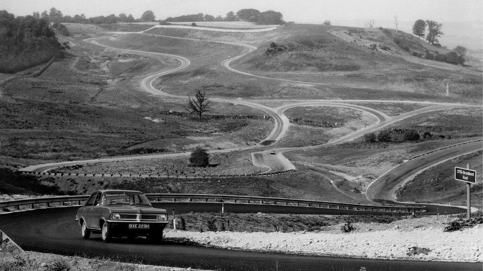 Millbrook track in 1960s