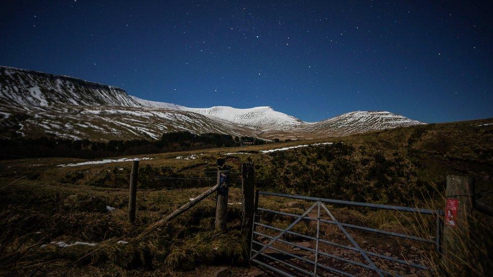 Stars over the Brecon Beacons