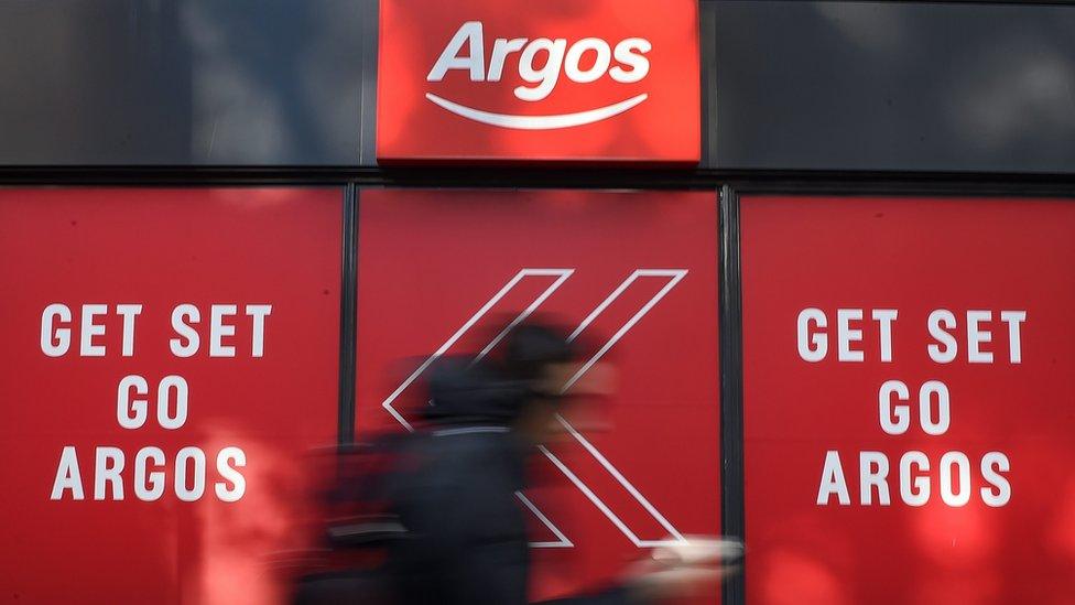 Argos store sign