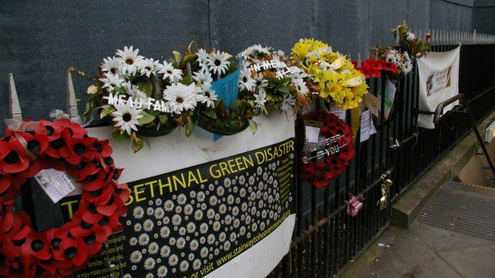 Anniversary commemorations of Bethnal Green Tube Disaster