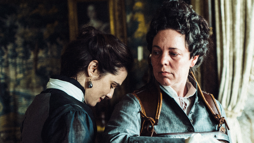 Rachel Weisz and Olivia Colman