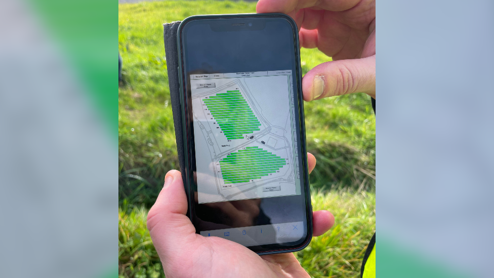 Morriston Solar Farm's system that monitors the panels for faults and measures the performance of the site