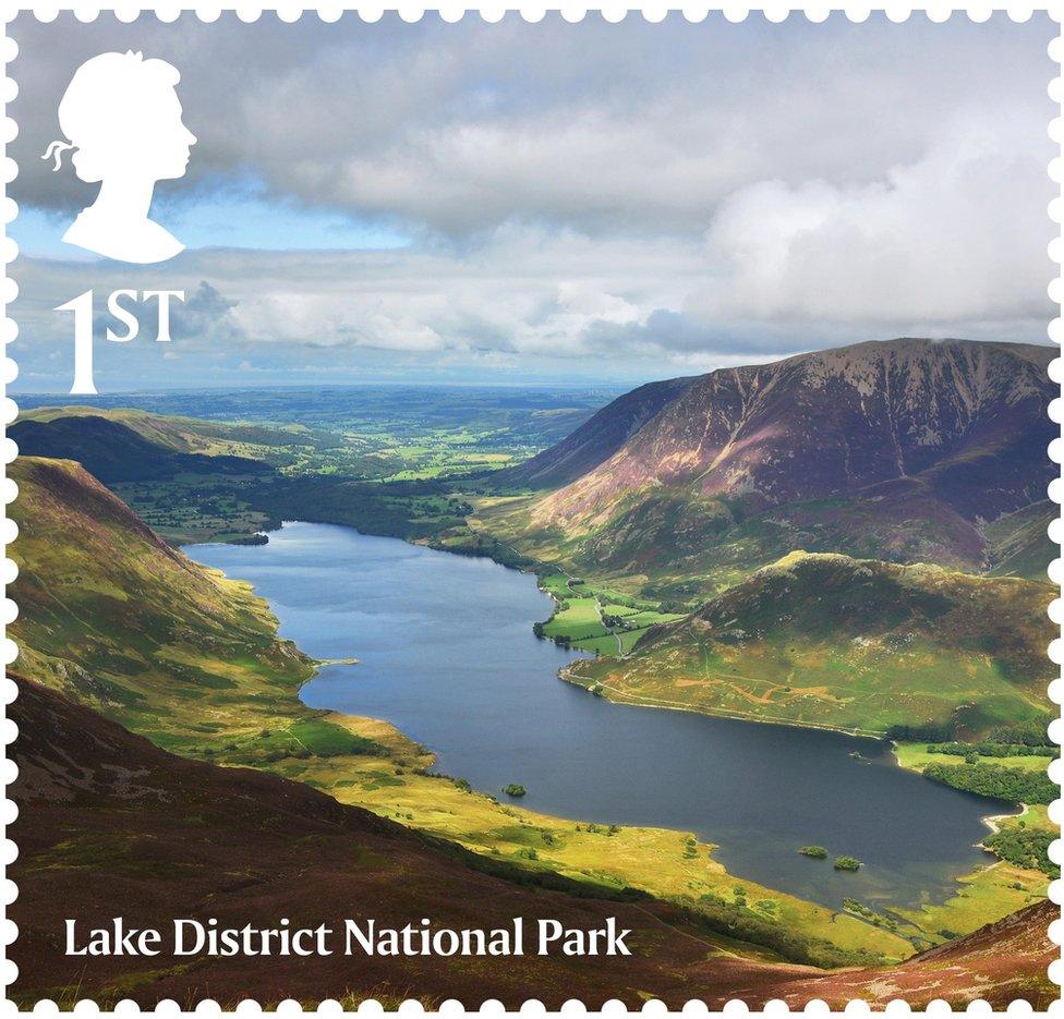 National park stamp