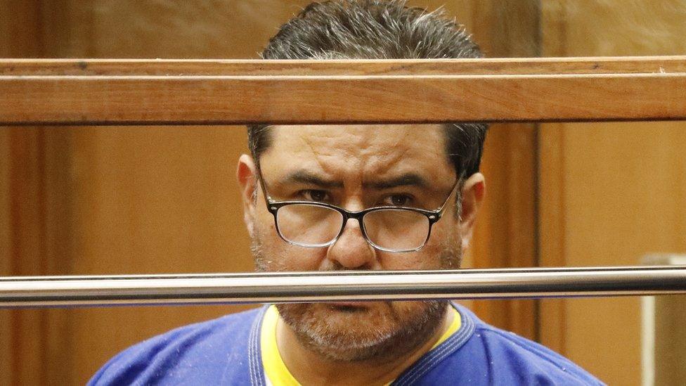 Naason Joaquin Garcia, the leader of a Mexico-based church La Luz del Mundo church, appears in court