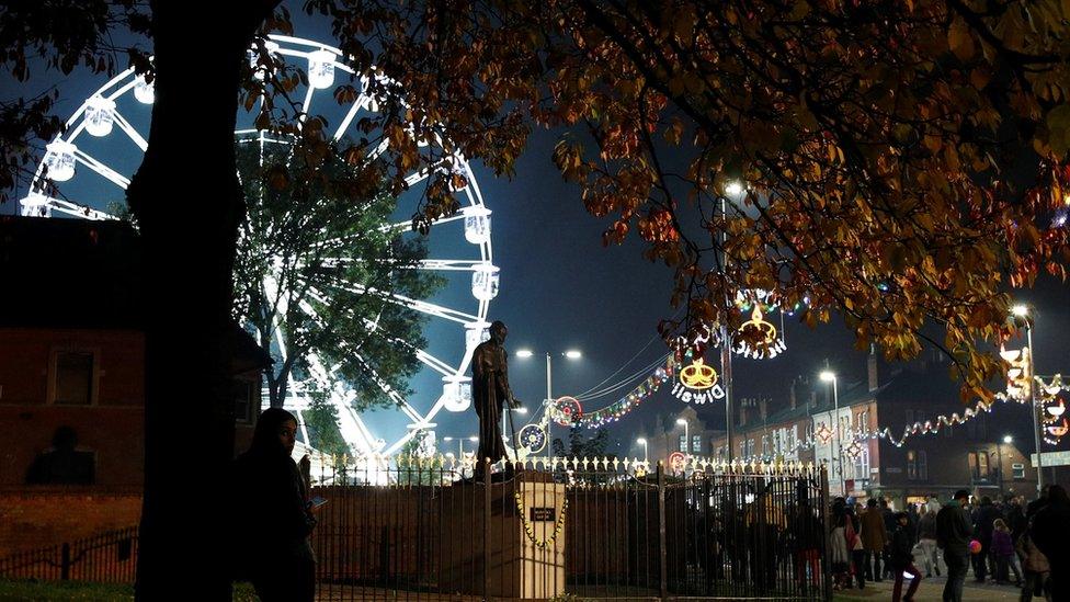 Diwali celebrations in Leicester