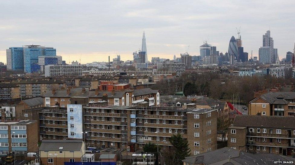 Housing in central London