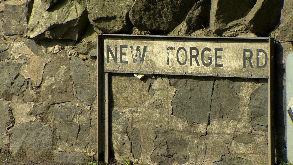 new forge road sign