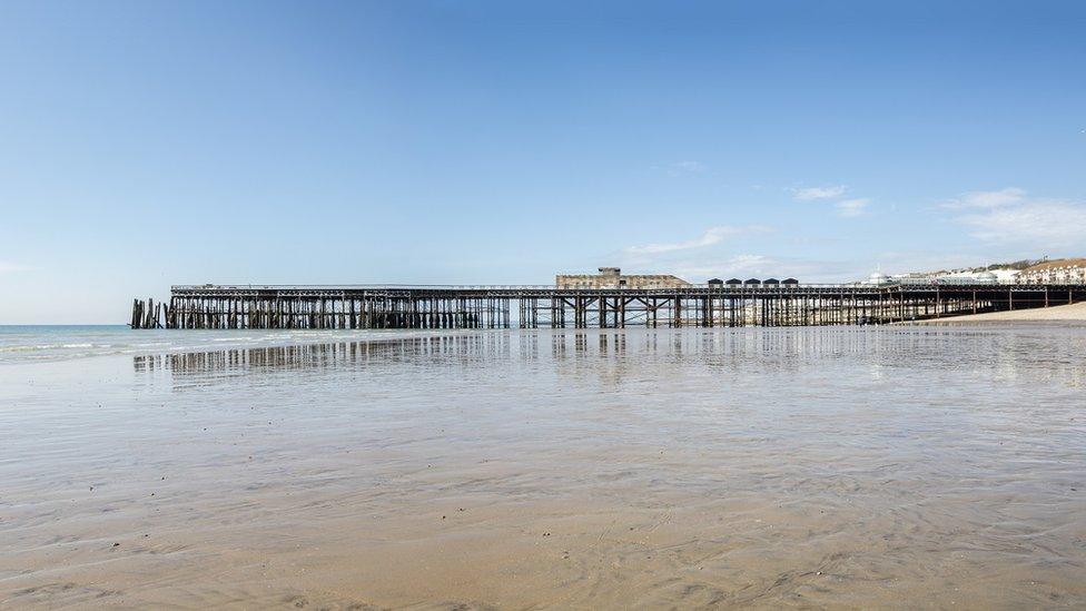 The pier was fully refurbished after a fire in 2010