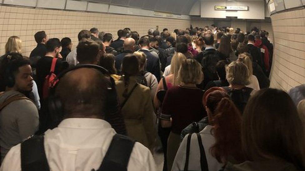 Commuters at Victoria