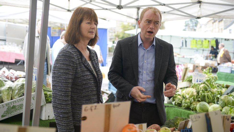 Tim Farron in Witney