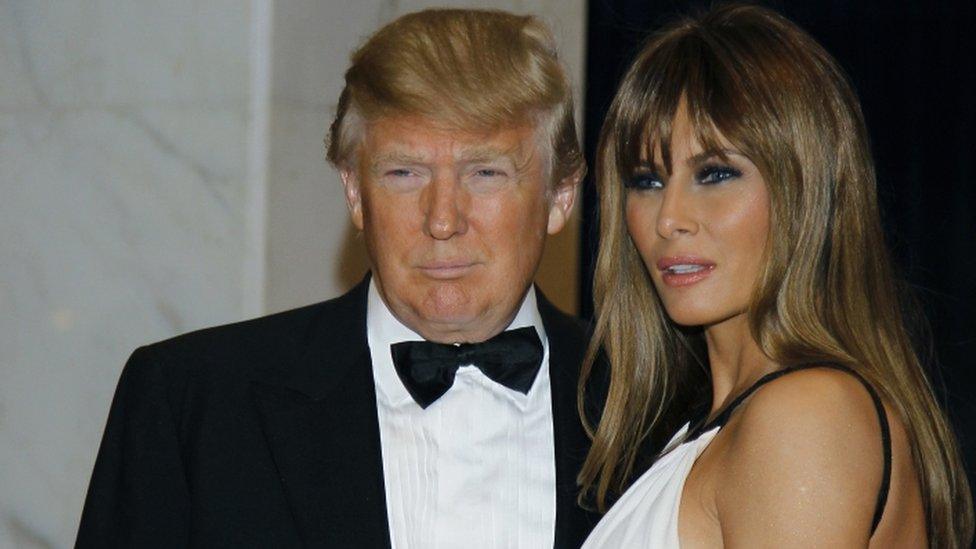 Donald and Melania Trump at the 2011 event