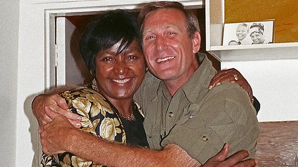 Winnie Mandela and Gary Bedell