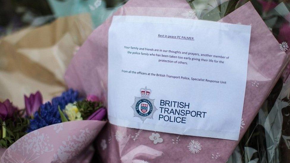 BTP tribute to PC Palmer