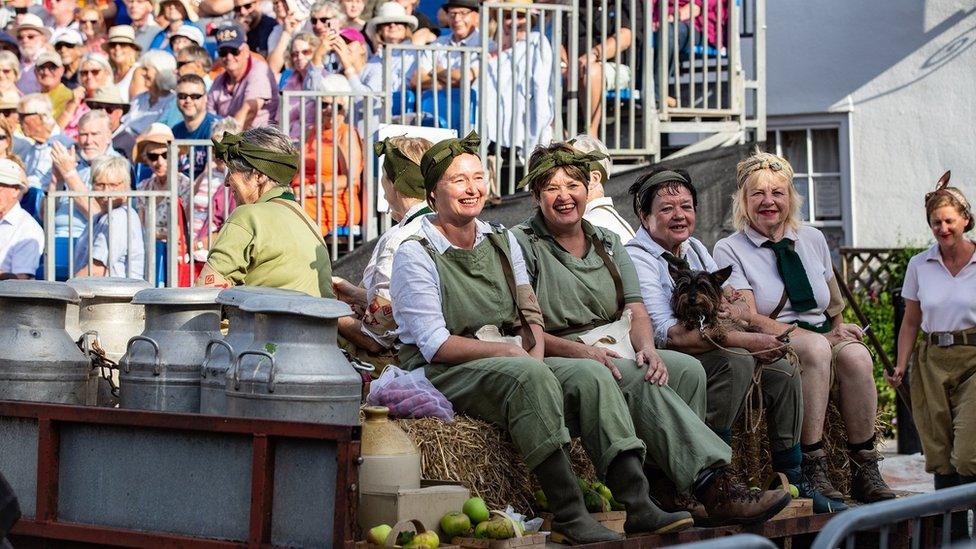 Axbridge Pageant Festival performers