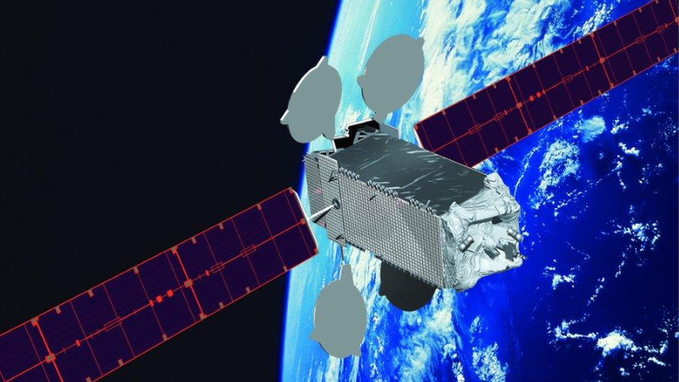 Intelsat satellite - file pic