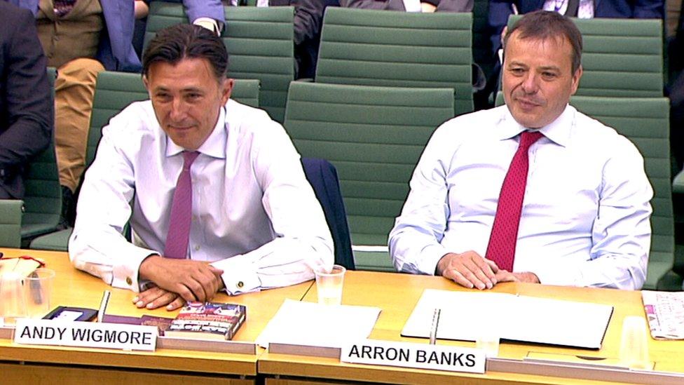 Andy Wigmore and Arron Banks