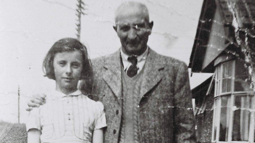 Geraldine's mother Beryl, pictured, shared a close bond with her grandfather Philip Leopold