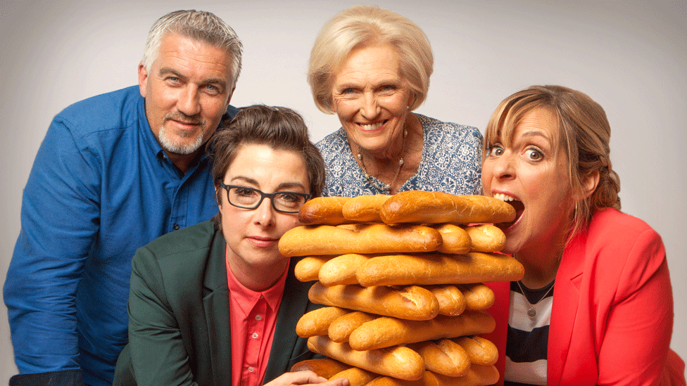 Paul Hollywood, Sue Perkins, Mary Berry and Mel Giedroyc