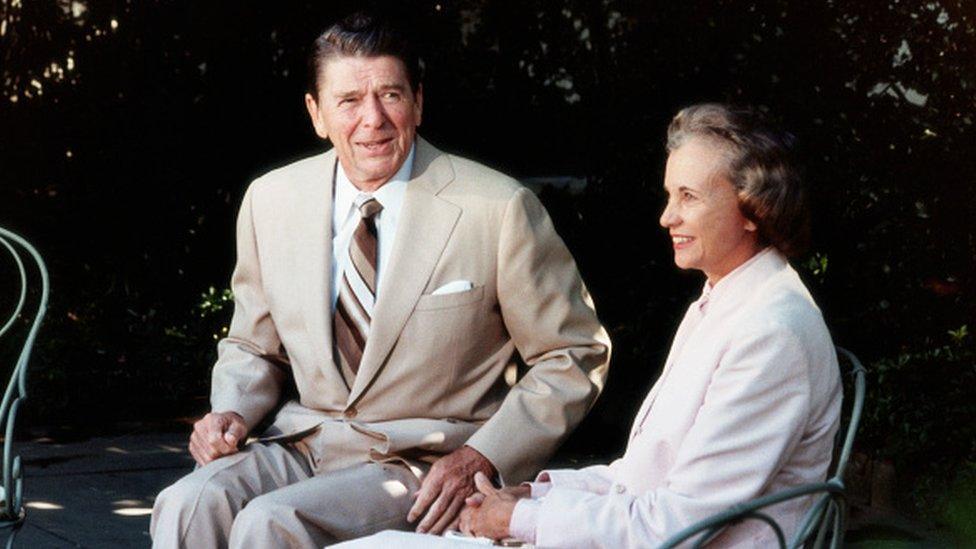 O'Connor with President Reagan