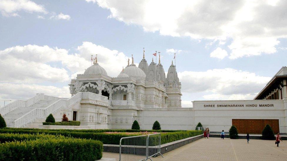 The BAPS Shri Swaminarayan Mandir