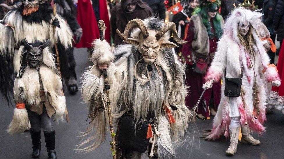 Krampus Run in Whitby