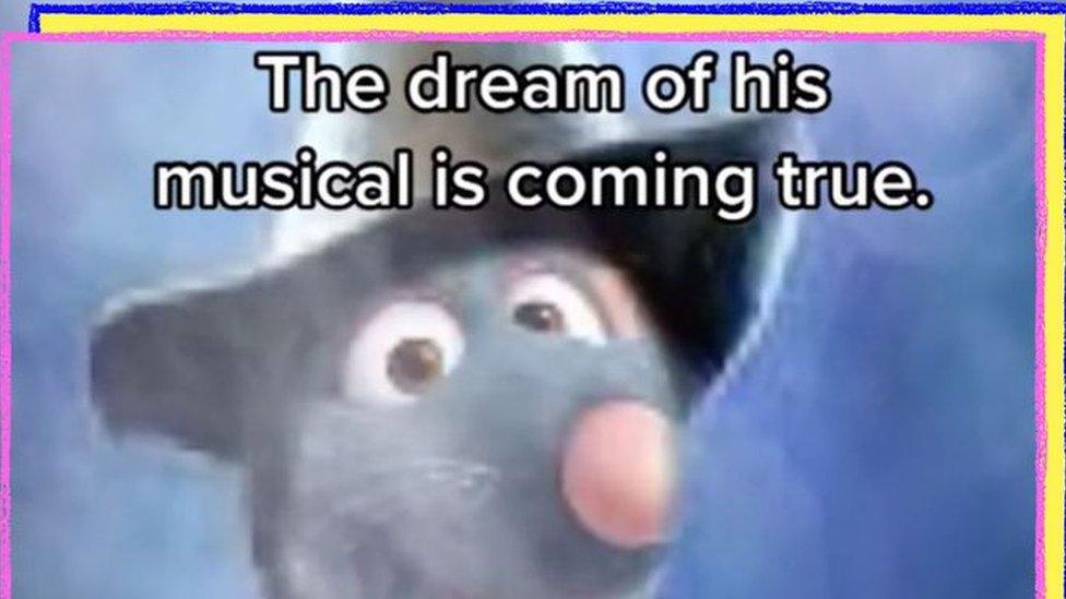 Screenshot of Ratatouille the Musical TikTok