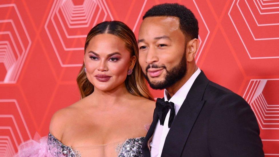 Chrissy Teigen and husband John Legend