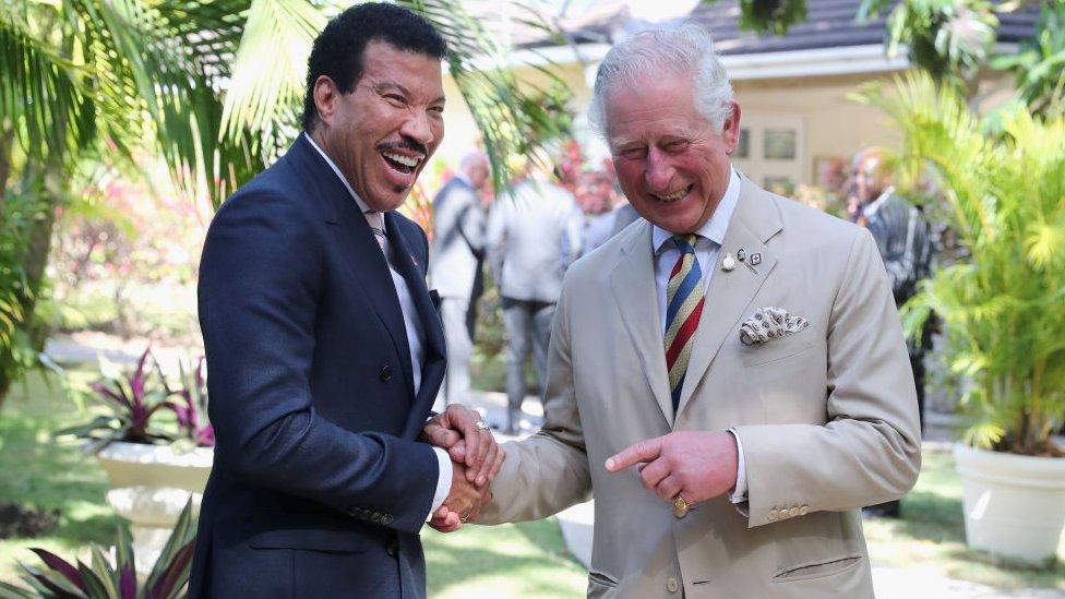 Lionel Ritchie and King Charles