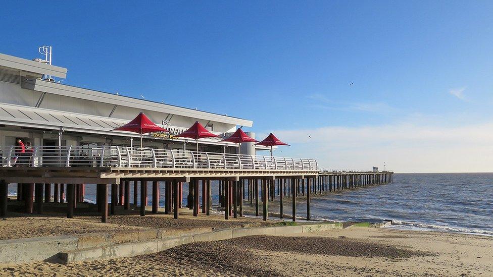 Felixstowe Pier and boardwalk