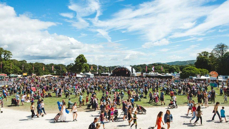 Crowds at Camp Bestival