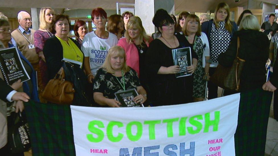 Mesh implant campaigners