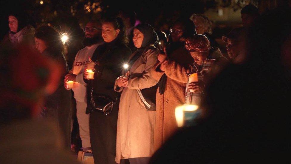 Vigil in Luton