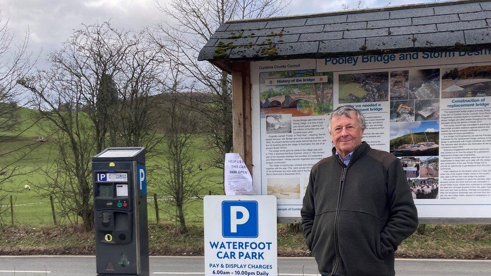 Miles McInnes, chair of Barton and Pooley Bridge parish council