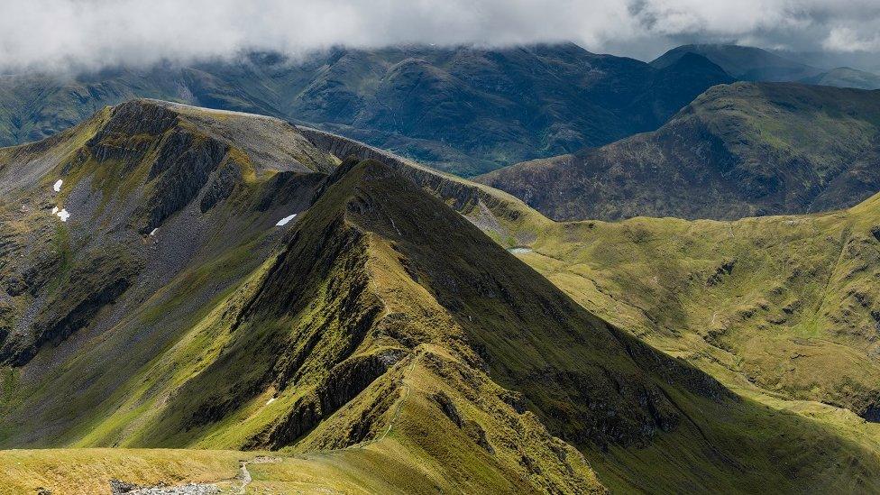 The Mamores mountain range