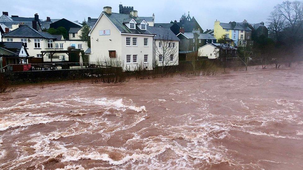 River Usk in Brecon