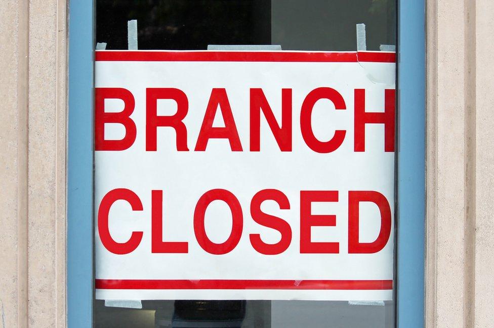 Branch closed sign