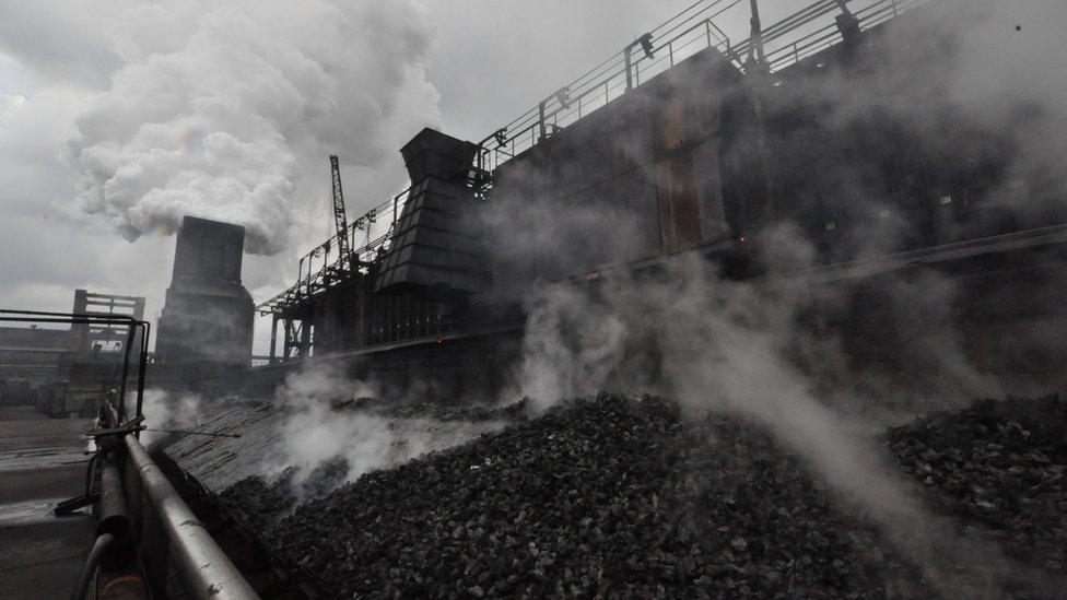 Coking plant at Avdiivka