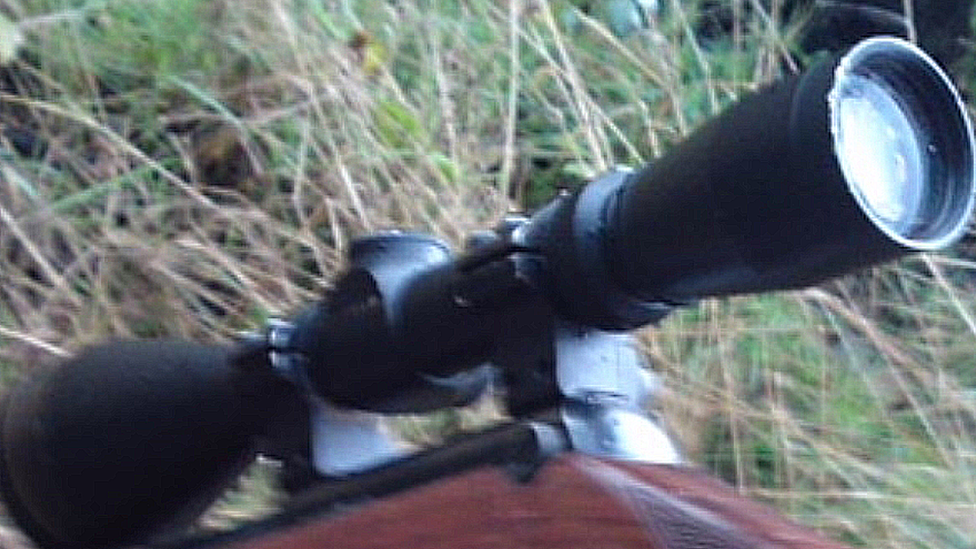 Leupold scope on the missing Ruger Rifle