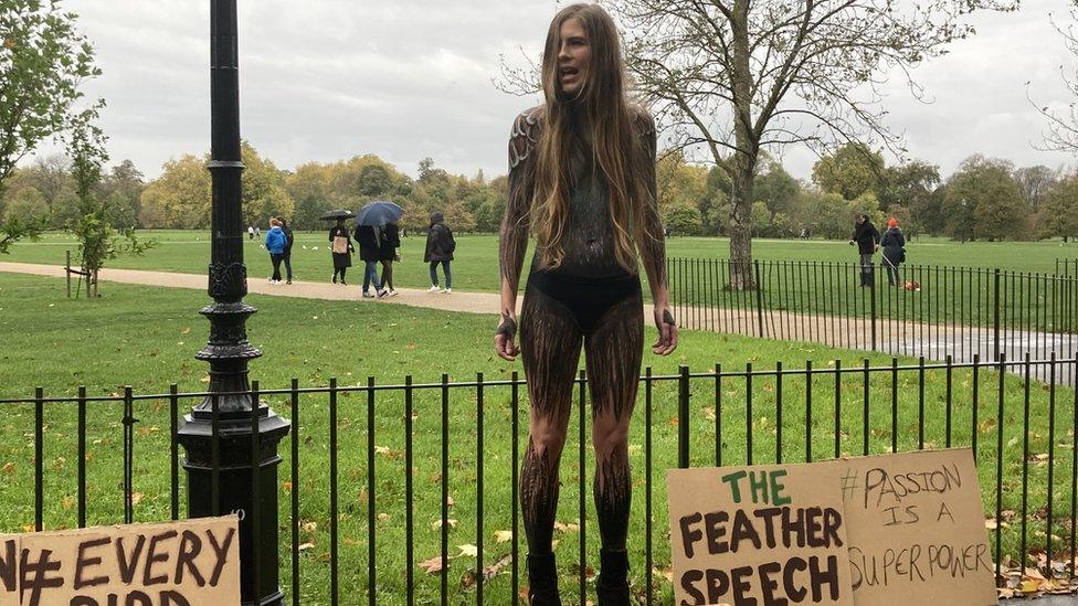 Hannah Bourne-Taylor in Hyde Park