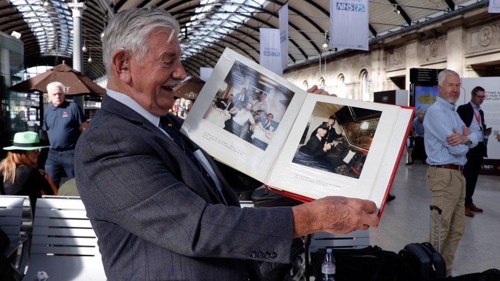 Frank Paterson shows his collection of pictures taken during his 40 year career