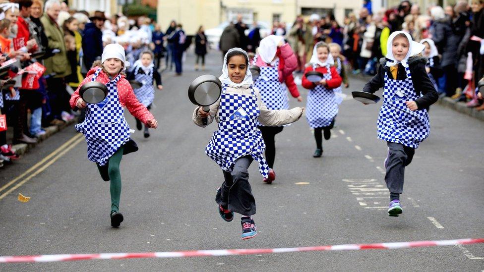 Olney pancake race