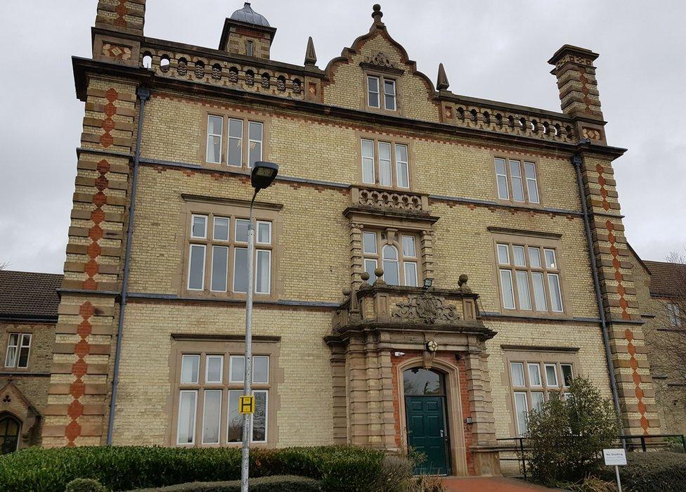 The former Victorian Asylum in Fulbourn, Cambridgeshire, which is now offices