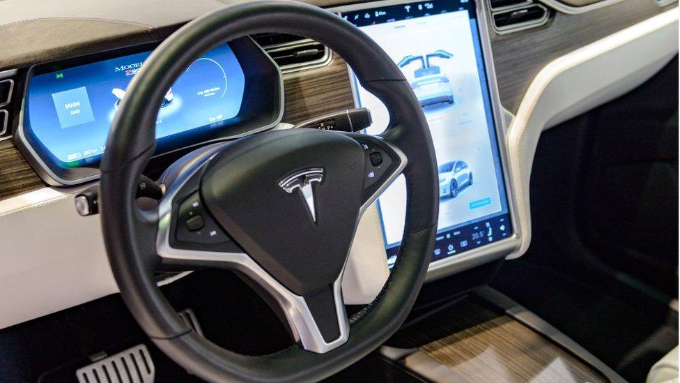 Model X interior