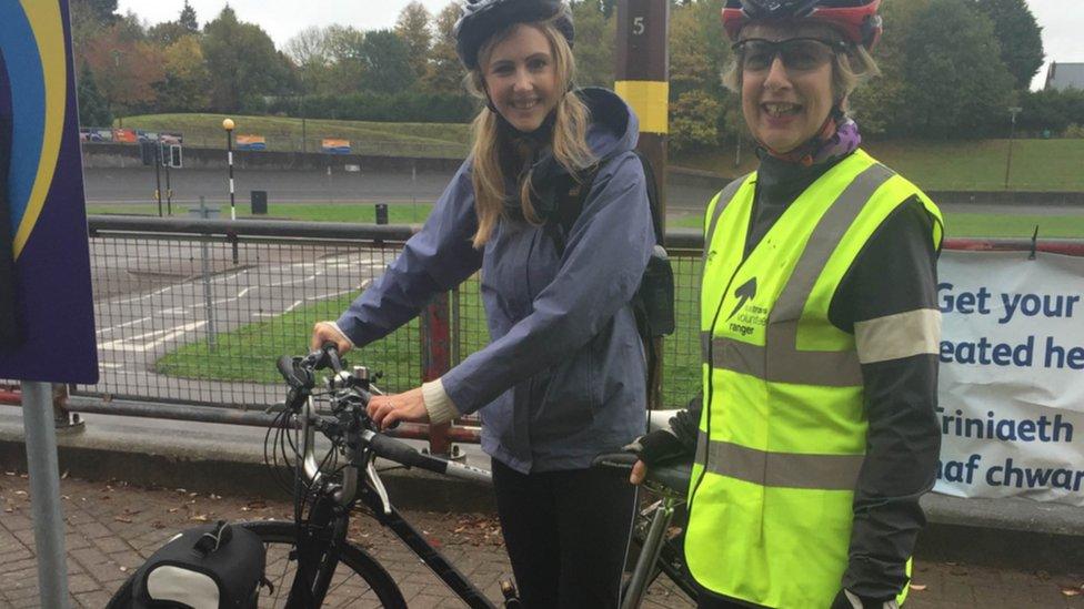 Carys Hepworth and marshal Margaret Jones