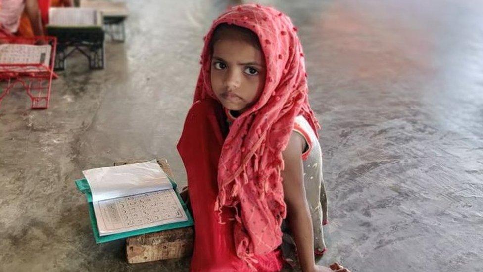 Children at refugee camp where Rohingya people, fleeing due to the long-standing oppression and violence, take shelter since 2017 in Cox's Bazar, Bangladesh