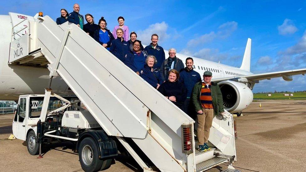 team of medics from the University Hospital in Southampton